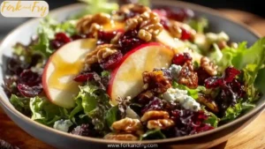 Apple Walnut Cranberry Salad