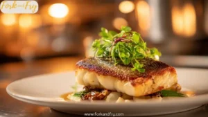 Lemon Garlic Butter Cod with Crispy Skin
