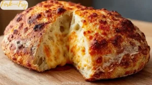 No-Knead Cheese Bread