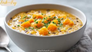 Vegan Pumpkin Wild Rice Soup