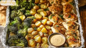 Lemon Garlic Chicken with Potatoes