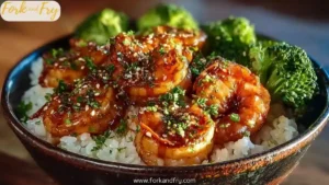 Honey Garlic Shrimp Bowls