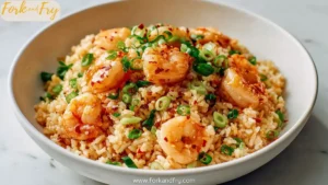 Garlic Shrimp Fried Rice with Chili Oil