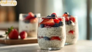 Greek Yogurt Chia Snack Cups With Fresh Berries
