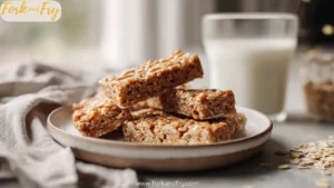 No Bake Peanut Butter Oat Snack Bars