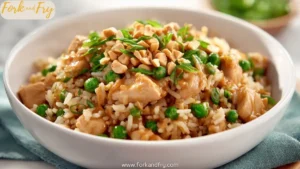 Peanut Chicken Fried Rice