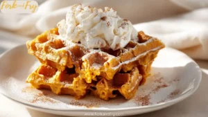 Delicious Pumpkin Waffles