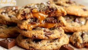 Salted Caramel Chocolate Chip Cookies