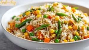 Vegetable Fried Rice with Soy Sauce
