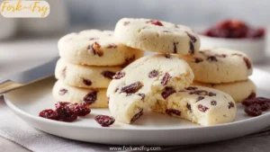 Buttery Cranberry Shortbread for Fall