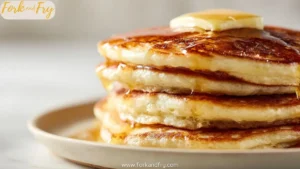 Fluffy Cottage Cheese Pancakes with Maple Butter