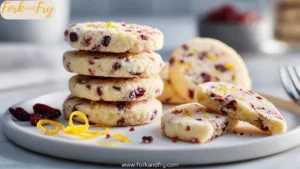 Cranberry Citrus Butter Cookies