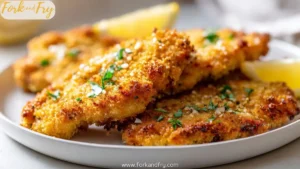 Crispy Air Fryer Chicken Cutlets with Lemon Pepper