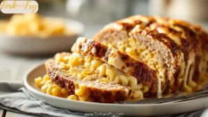Mac and Cheese Stuffed Meatloaf