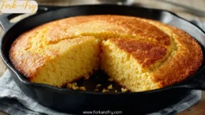 Skillet Honey Cornbread with Crispy Edges