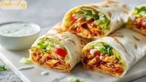 Buffalo Chicken Flatbread Wraps (Quick Dinner Hack)