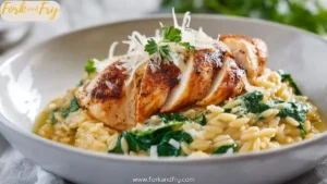 Easy Spring Dinner Recipe: Chicken Orzo with Spinach