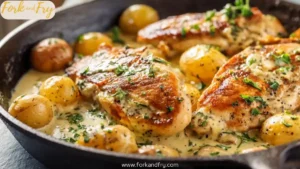 Creamy Chicken and Potatoes Skillet