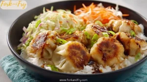 Crispy Chicken Dumpling Bowls (Easy Weeknight Idea)