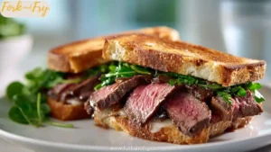 Ribeye Steak Sandwiches from Leftover Steak