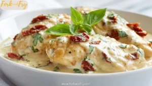 Slow Cooker Creamy Sun-Dried Tomato Chicken