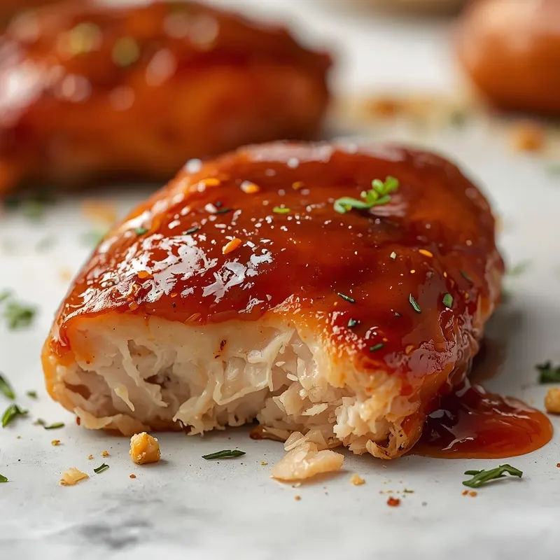 Baked BBQ Chicken with Boneless Chicken and Sweet Sauce Baked BBQ Chicken with Boneless Chicken and Sweet Sauce