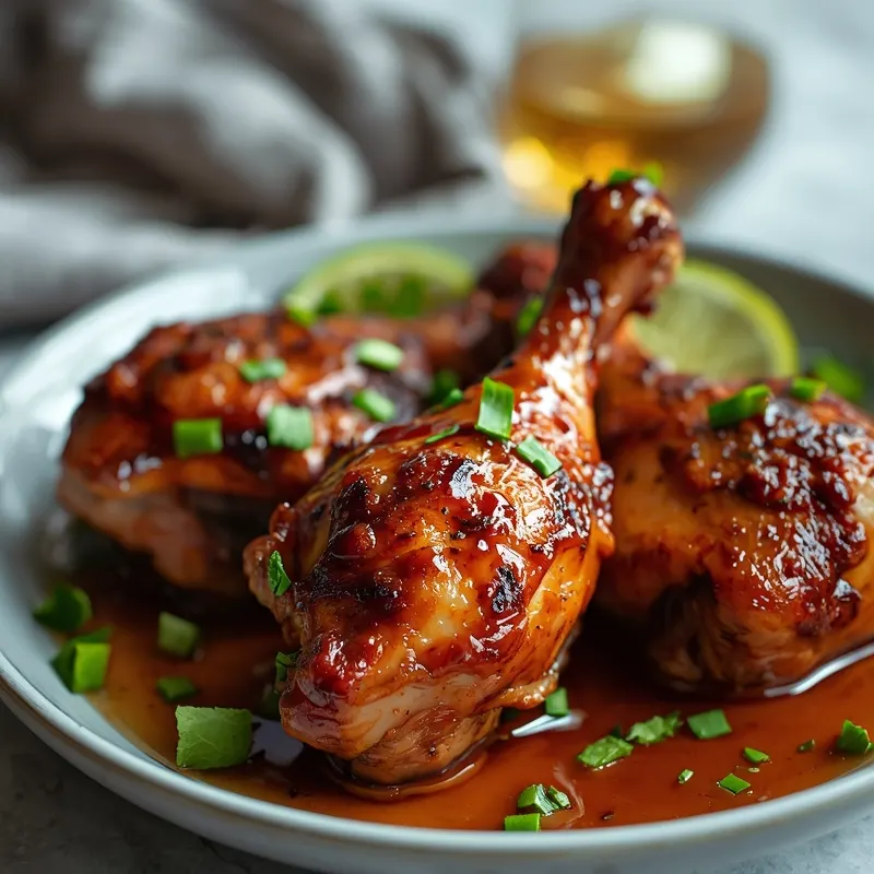 Grilled BBQ Chicken with Sticky Honey Garlic Sauce Grilled BBQ Chicken with Sticky Honey Garlic Sauce