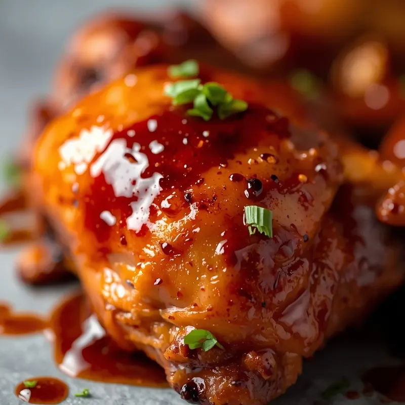 Grilled BBQ Chicken with Sticky Honey Garlic Sauce Grilled BBQ Chicken with Sticky Honey Garlic Sauce