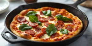 Cast Iron Skillet Pizza Recipe