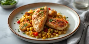 Chicken Corn Skillet Spring Dinner