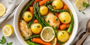 Easy Crockpot Chicken Spring Dinner