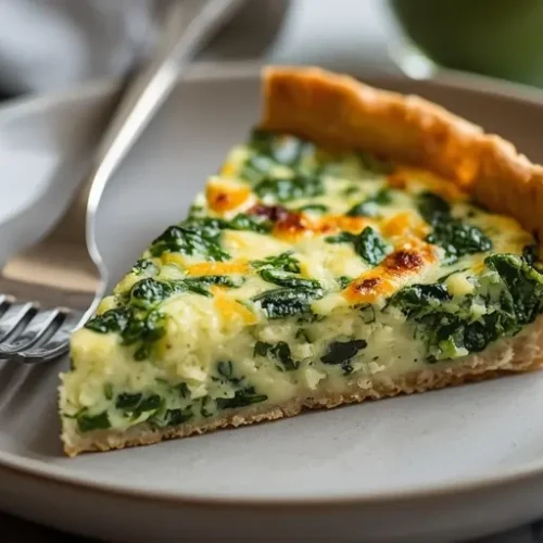 crustless spinach quiche recipe