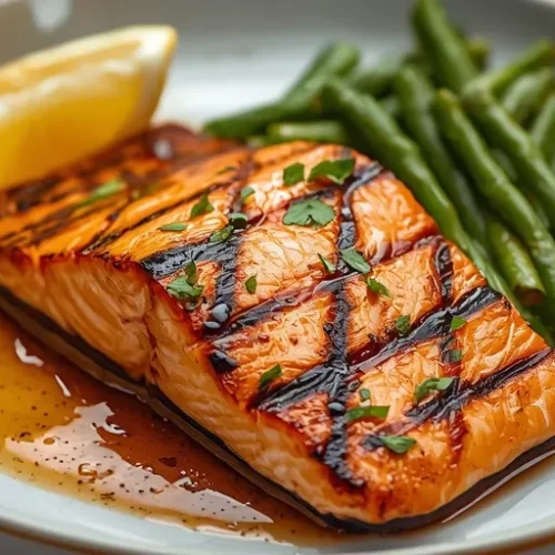 grilled honey garlic salmon recipe