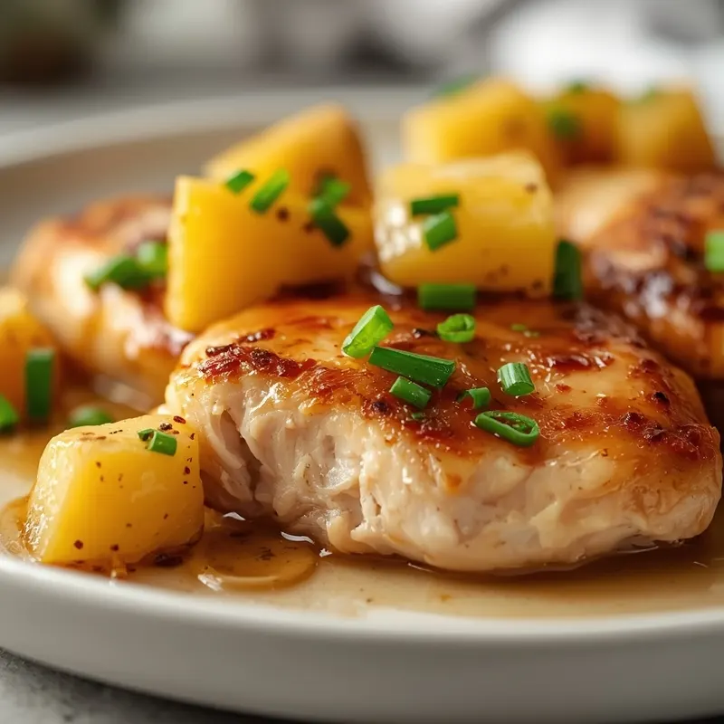 Hawaiian Pineapple Chicken Dinner