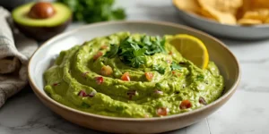 Easy Homemade Guacamole with Simple Ingredients