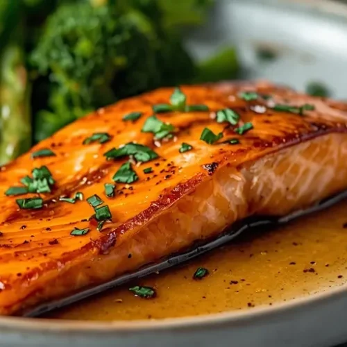 honey garlic salmon recipe