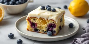 Lemon Blueberry Cake for Spring Desserts