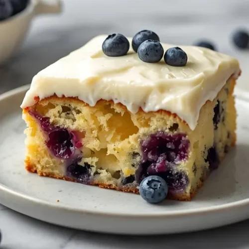 lemon blueberry cake spring dessert recipe