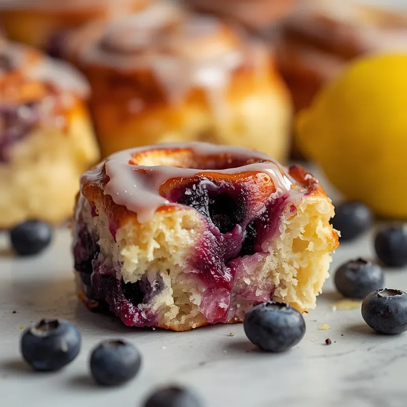 Lemon Blueberry Sweet Rolls Dessert Lemon Blueberry Sweet Rolls Dessert