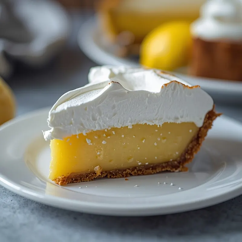 Easy Lemon Meringue Pie with Condensed Milk Filling