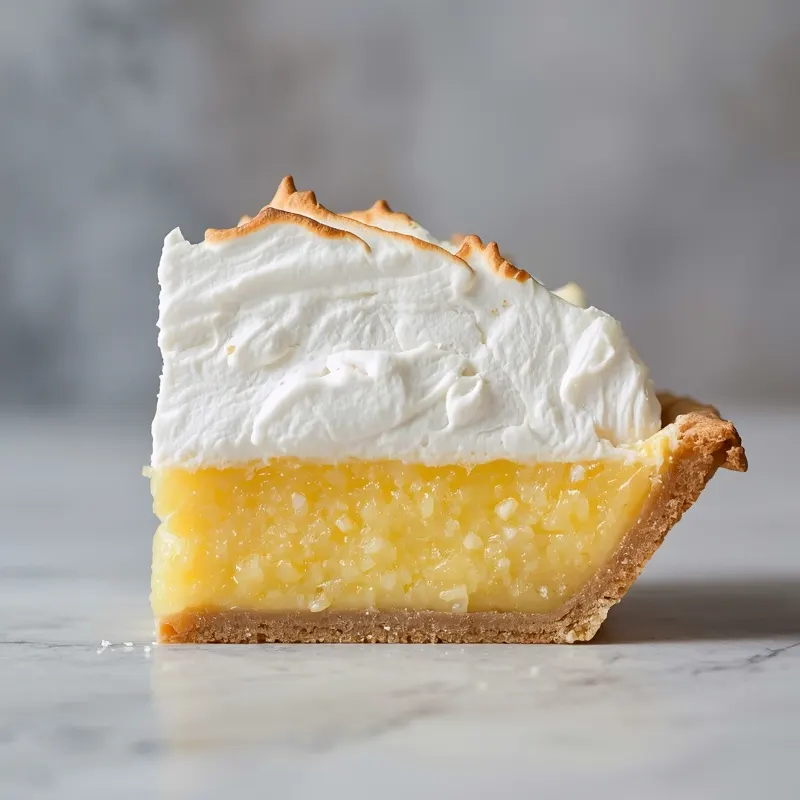 Easy Lemon Meringue Pie with Condensed Milk Filling