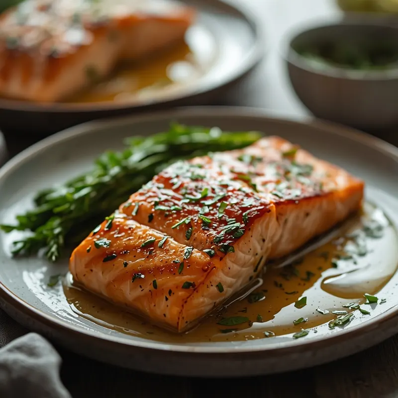 Marinated Grilled Salmon with Garlic and Herb Marinade Marinated Grilled Salmon with Garlic and Herb Marinade