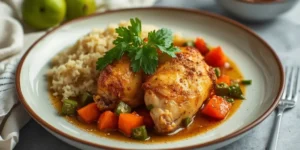 Peruvian Style Chicken Spring Dinner