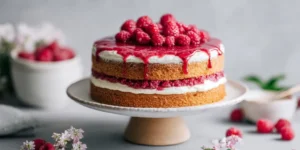 Raspberry Mascarpone Spring Dessert