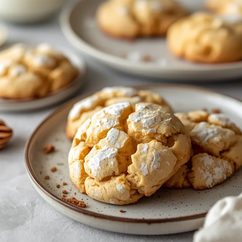 Spring Crinkle Cookies Dessert