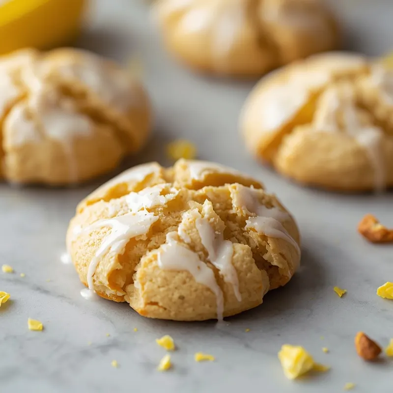 Spring Crinkle Cookies Dessert