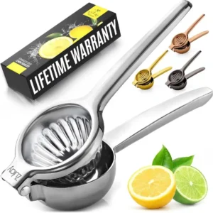 stainless steel lemon squeezer