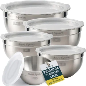 stainless steel mixing bowls