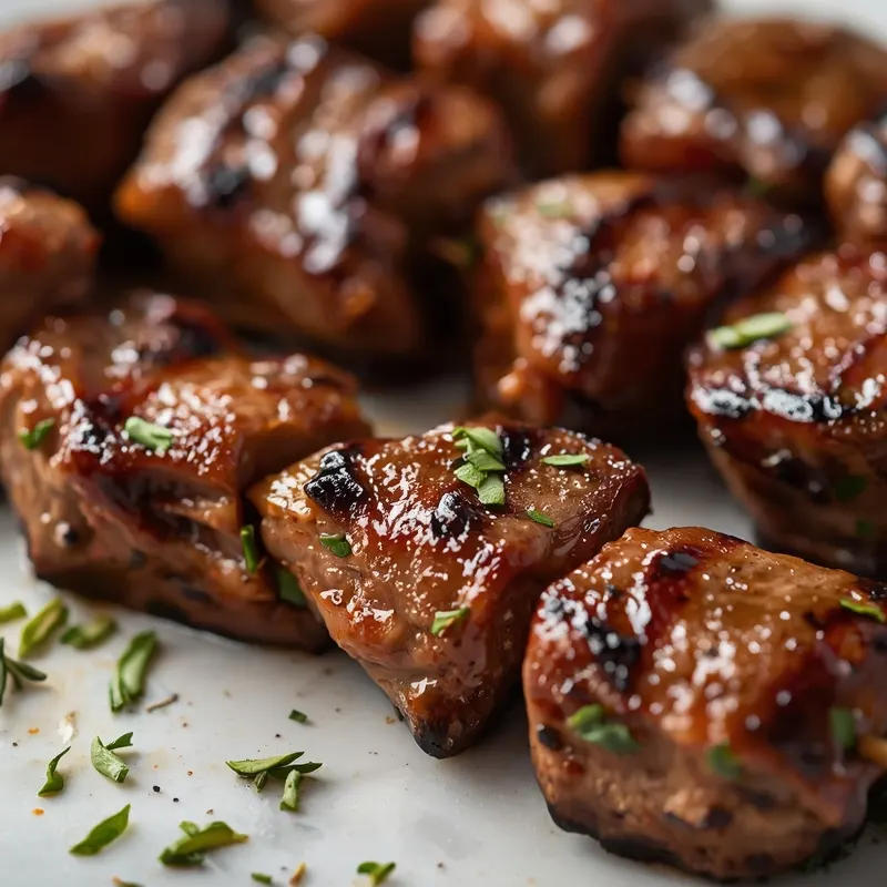 Grilled Steak Kabobs with Garlic Herb Marinade