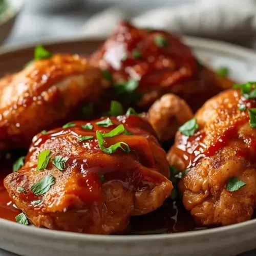 baked bbq chicken thighs in oven recipe